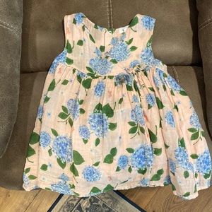 Angel Dear (18-24M) Pink Hydrangea Dress with bloomers